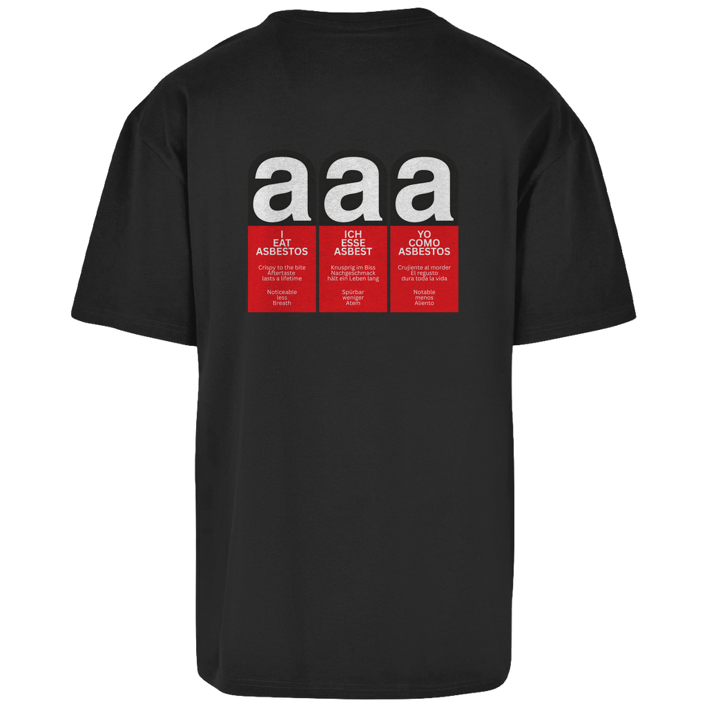 ICH ESSE ASBEST Backprint Oversize T-Shirt