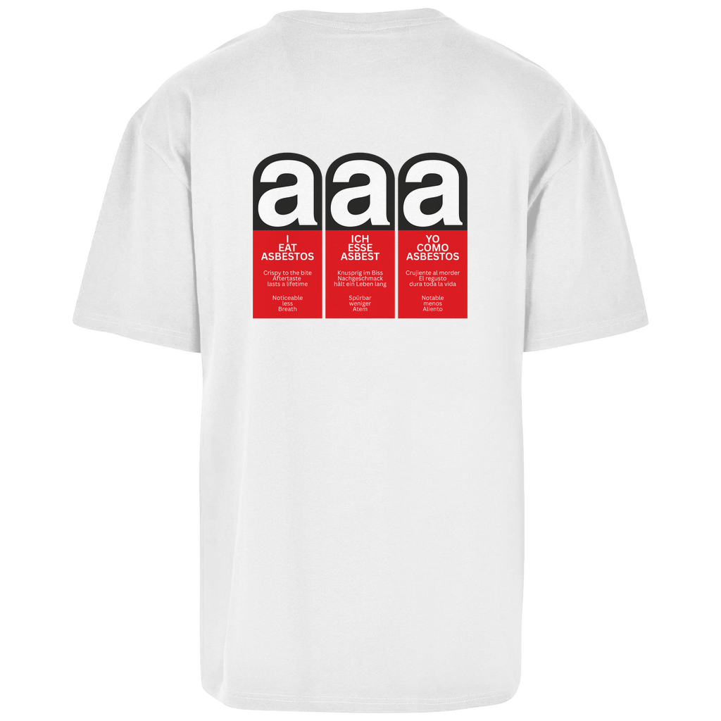 ICH ESSE ASBEST Backprint Oversize T-Shirt