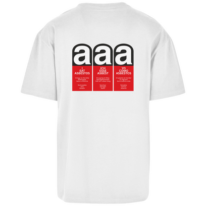 ICH ESSE ASBEST Backprint Oversize T-Shirt