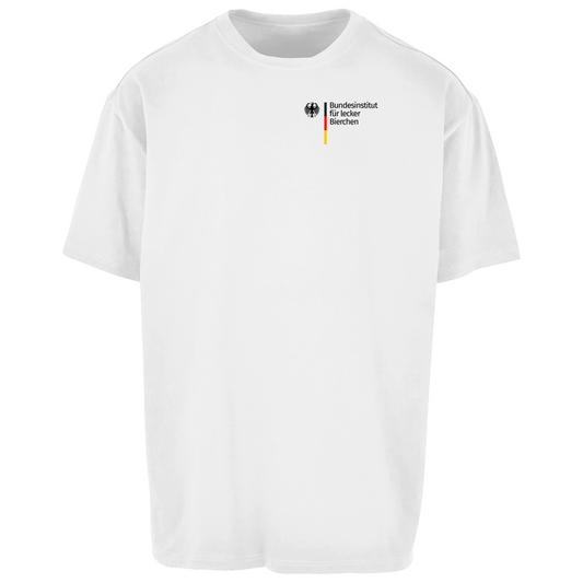 Bundesinstitut für lecker Bierchen Oversize T-Shirt