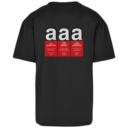 ICH ESSE ASBEST Backprint Oversize T-Shirt